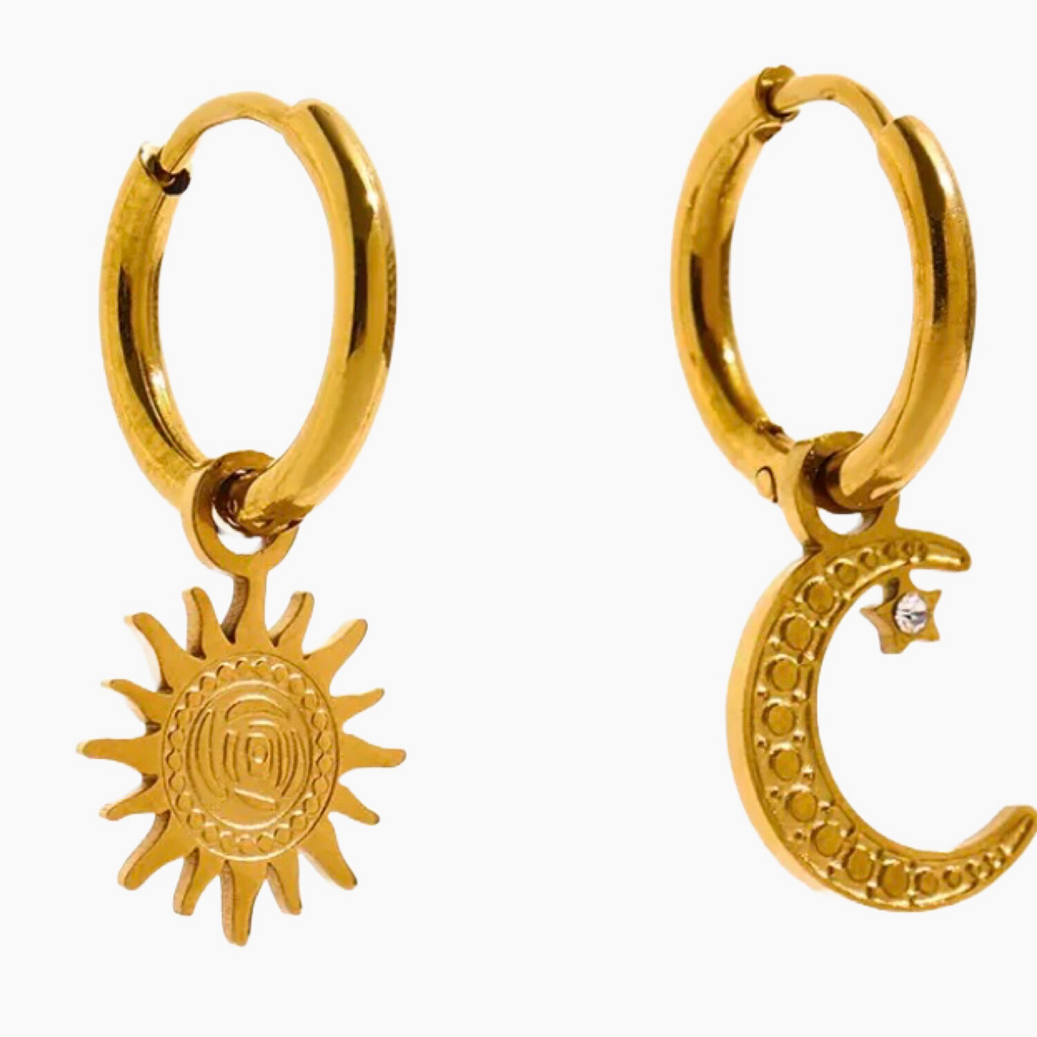 Sun + Moon Earrings