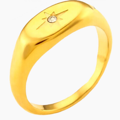 Star Signet Ring
