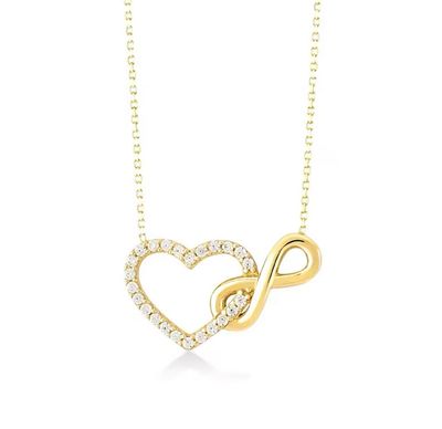 Heart Infinity Necklace