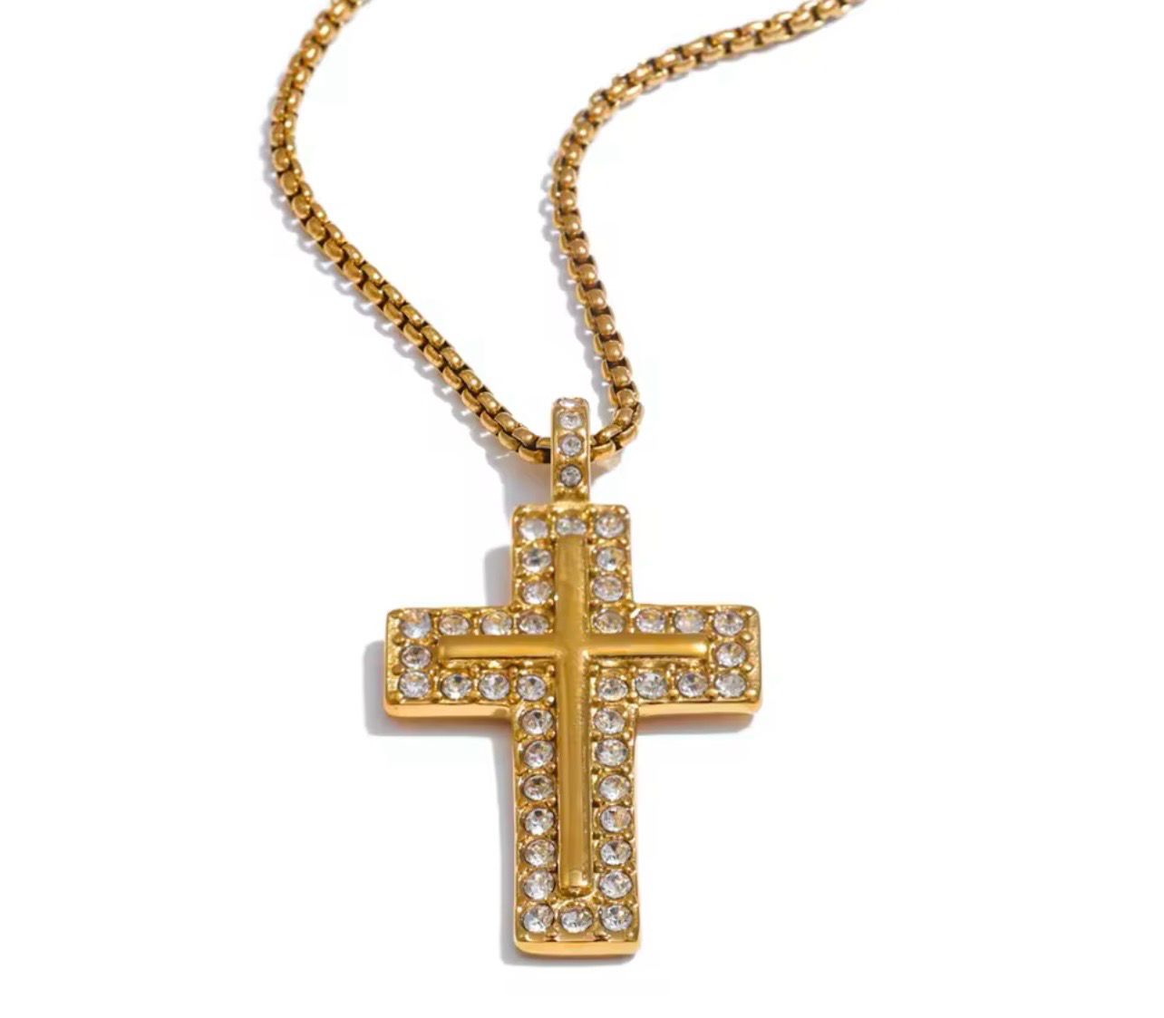 Chunky Cross Necklace