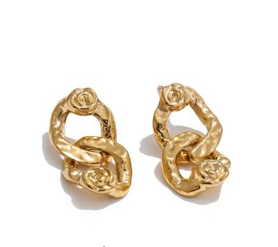 Golden Link Earrings