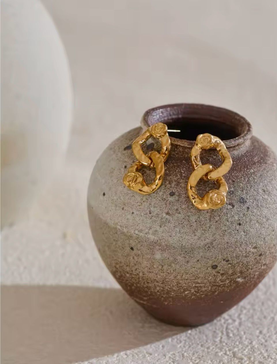 Golden Link Earrings