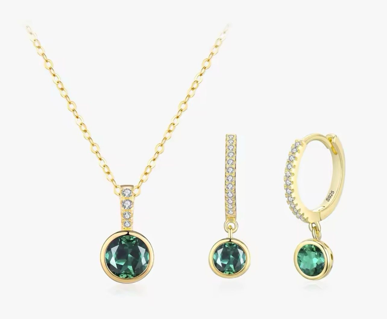 Chloe Emerald Set