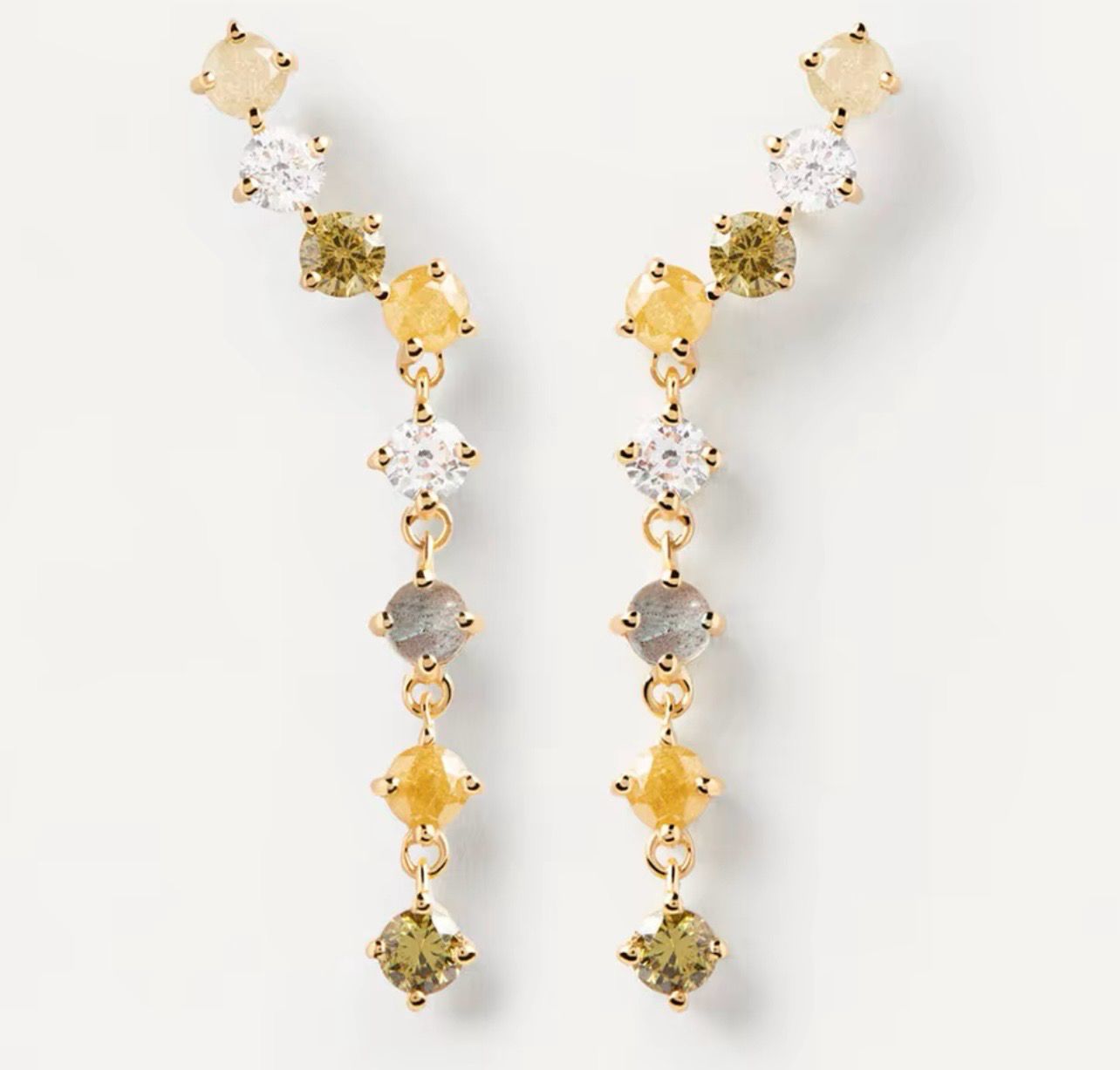 Daphne Olivine &amp; Citrine Earrings