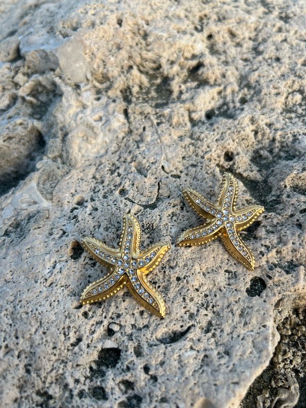 Starfish Adorned Earrings