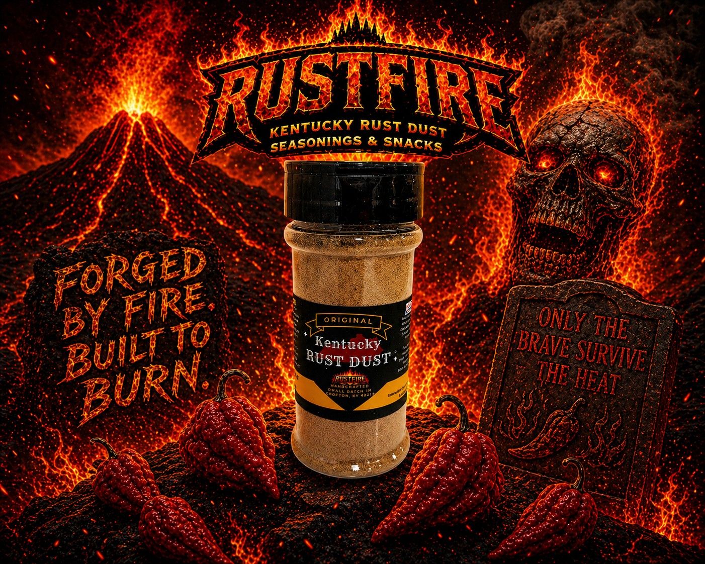 Kentucky Rust Dust Rustfire 4.5 Ounce