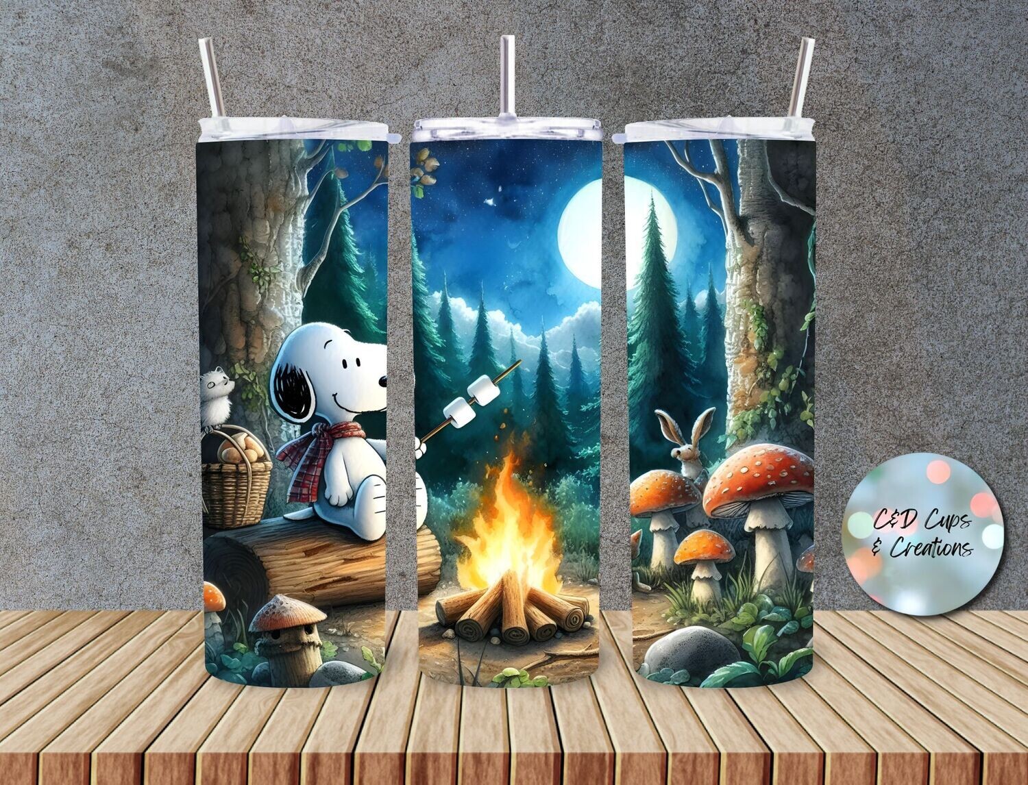 Snoopy Camping