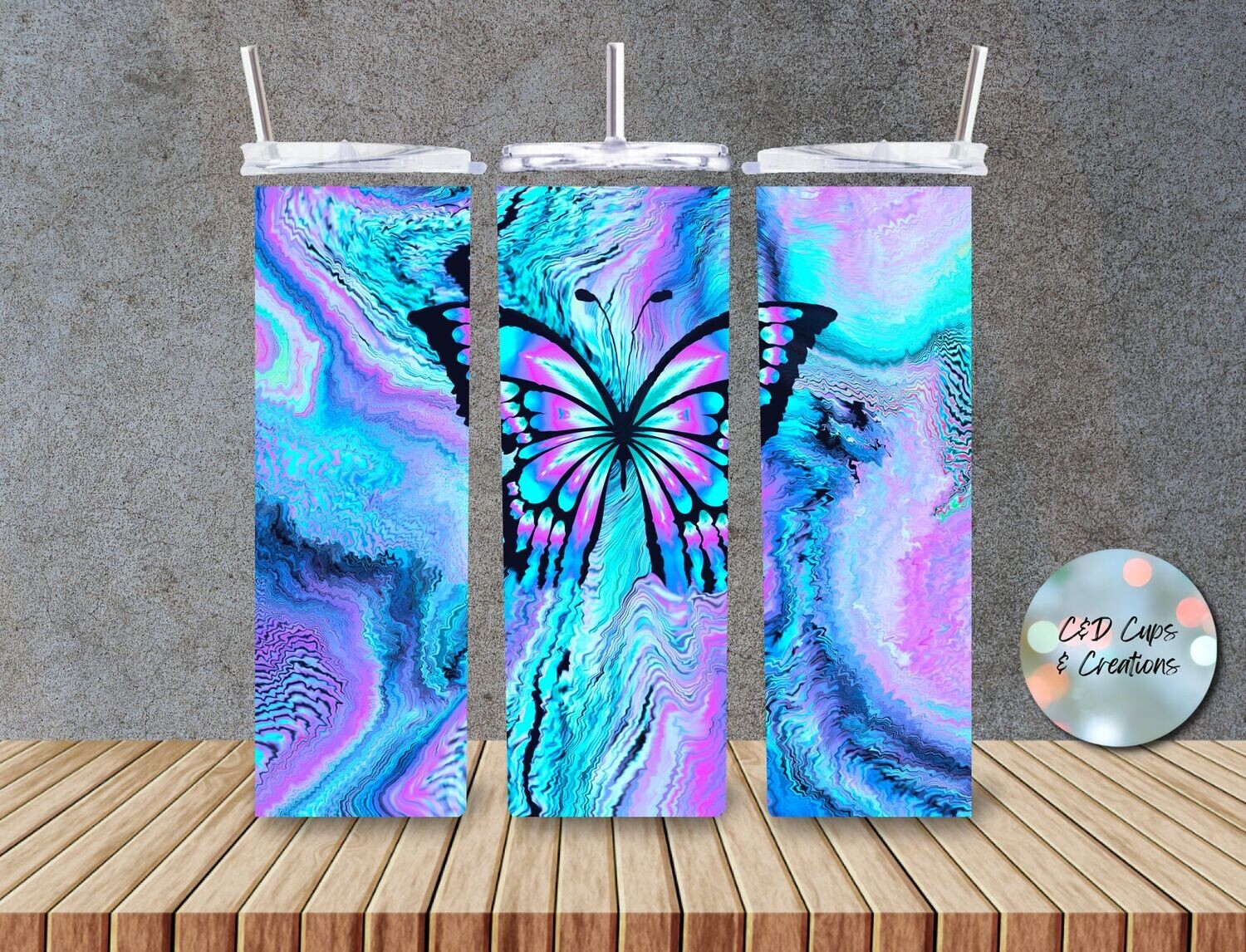 Abstract Butterfly Melting