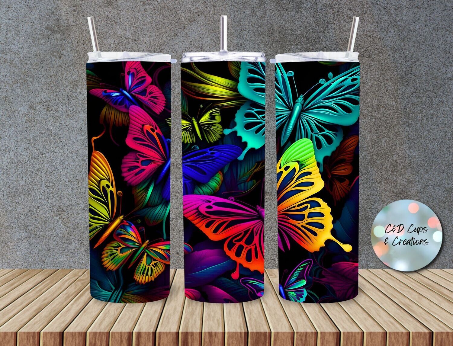 Neon Butterflies