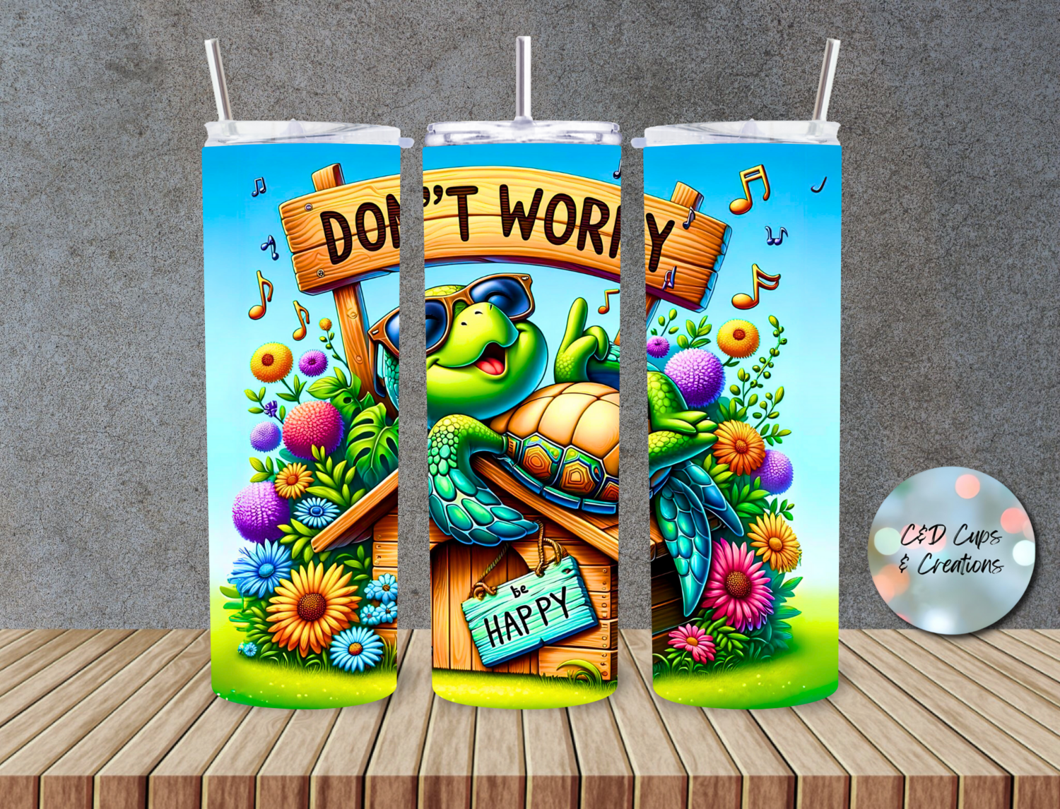 Don&#39;t Worry Be Happy Turtle