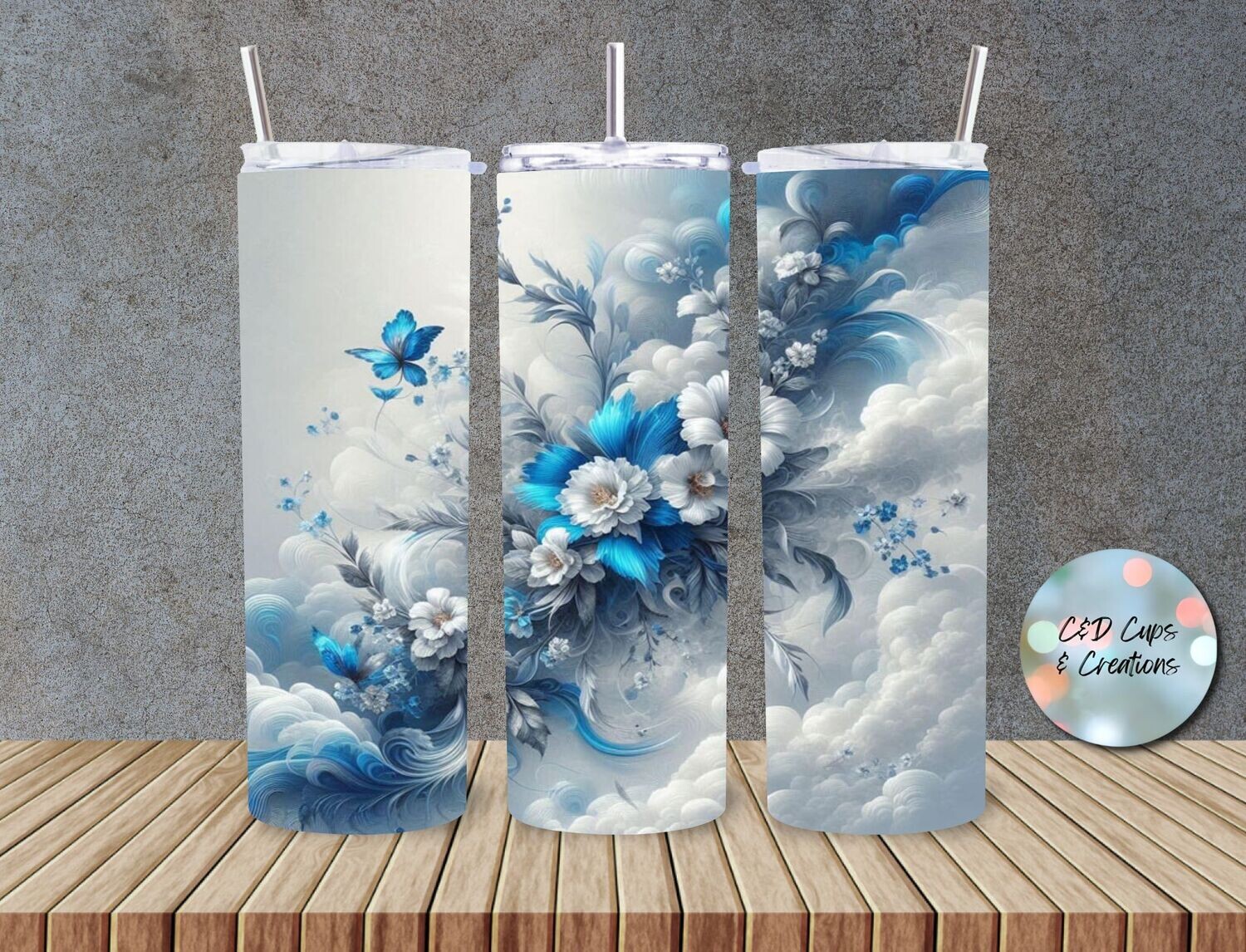 Blue Flower Clouds