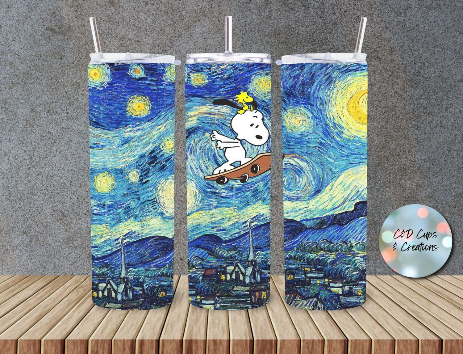 Snoopy Starry Night
