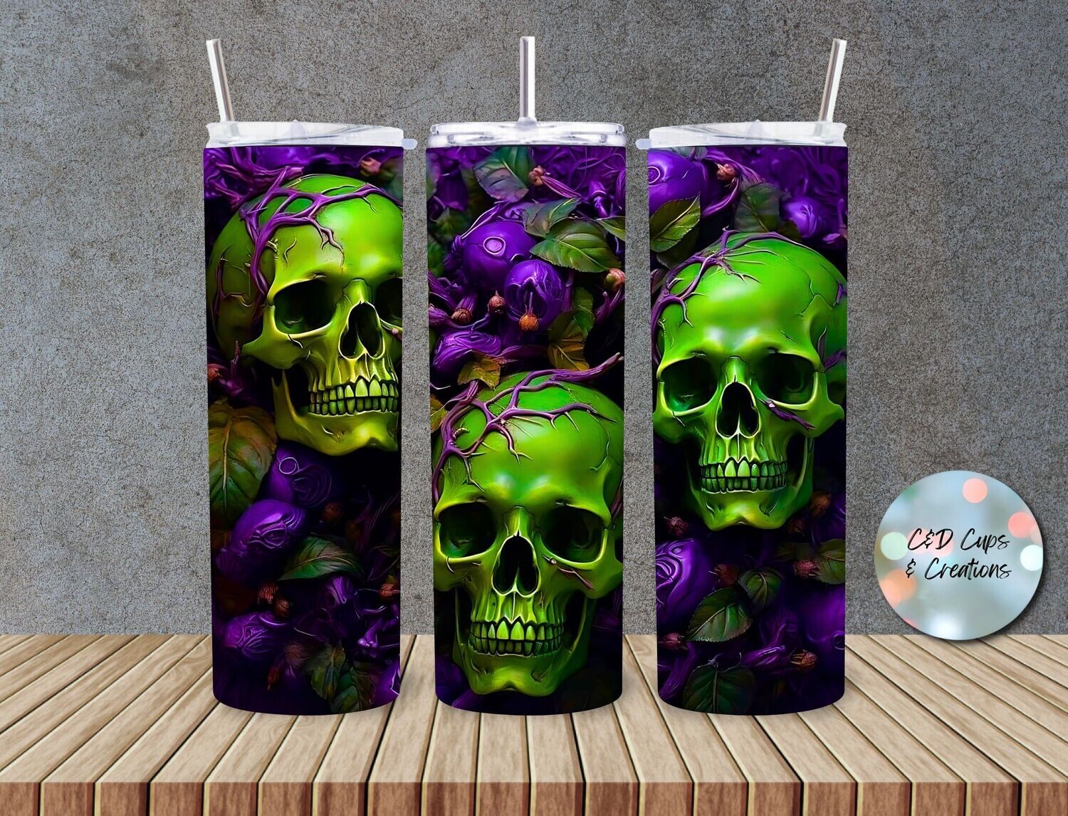 Neon Skulls