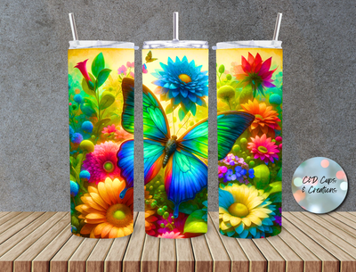 Blue Green Butterfly