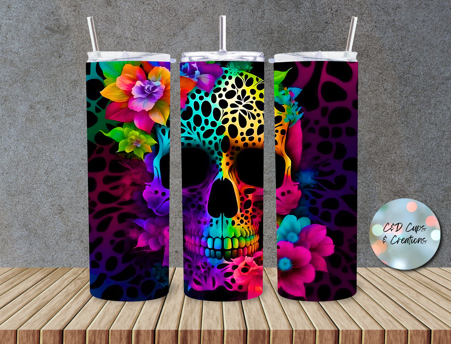 Neon Skull