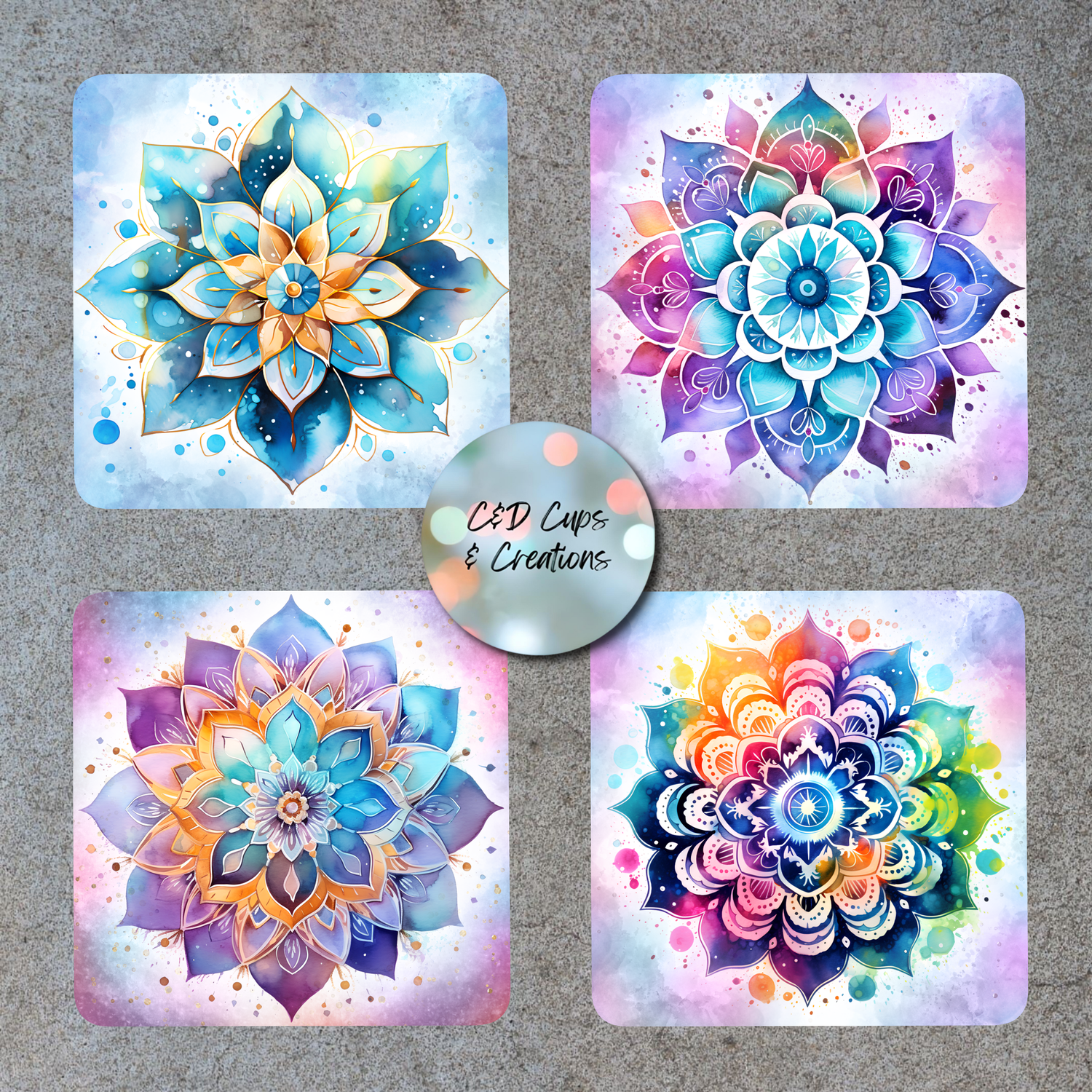 Mandala Coasters