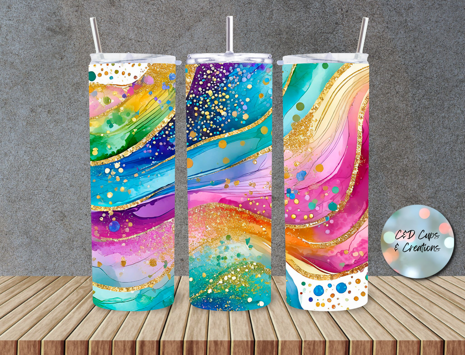 Watercolor Swirls