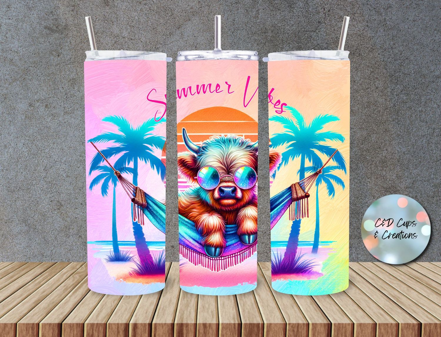 Summer Vibes Cow