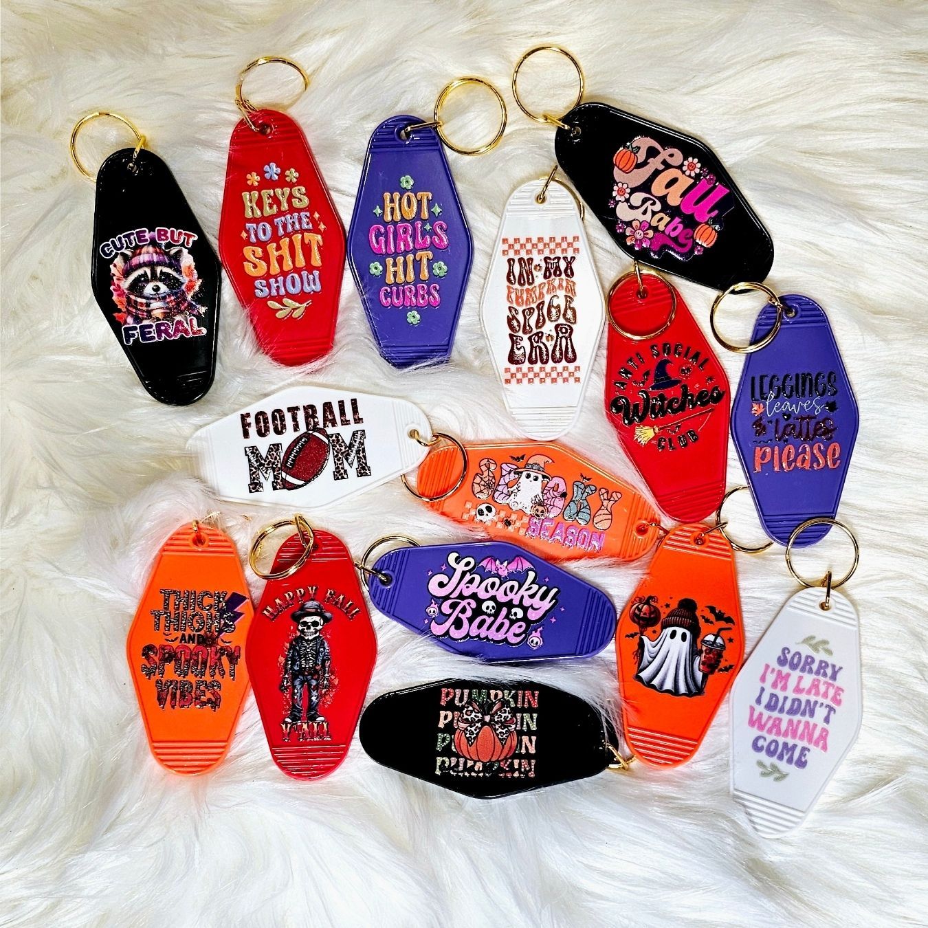Motel Keychains