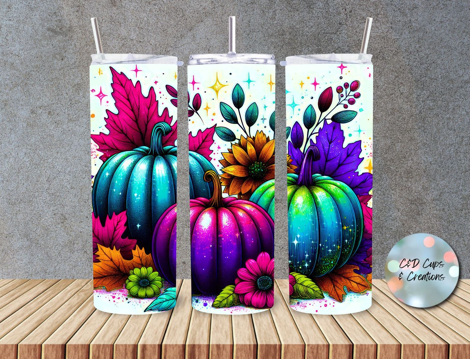 Neon Pumpkins