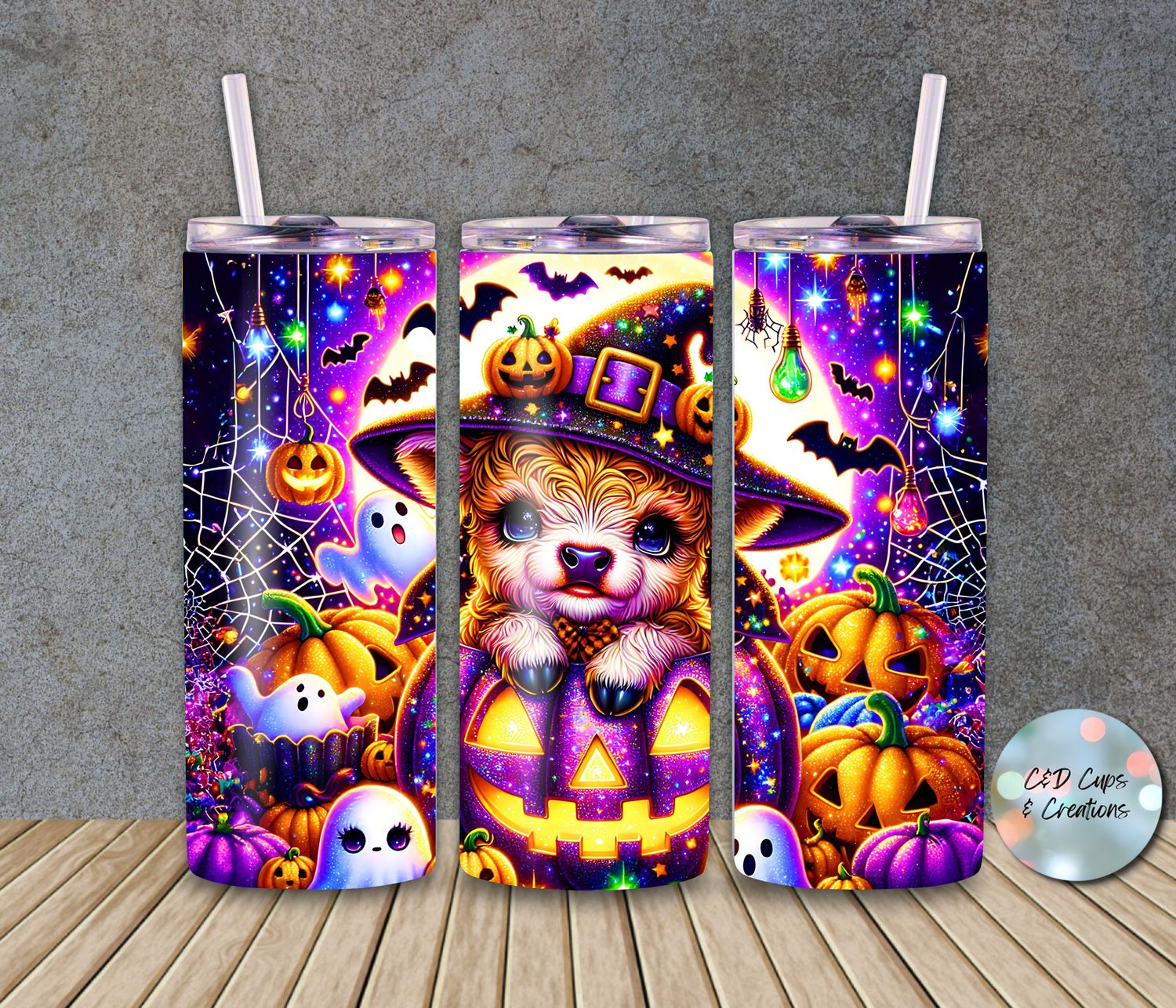 Halloween Witch Cow