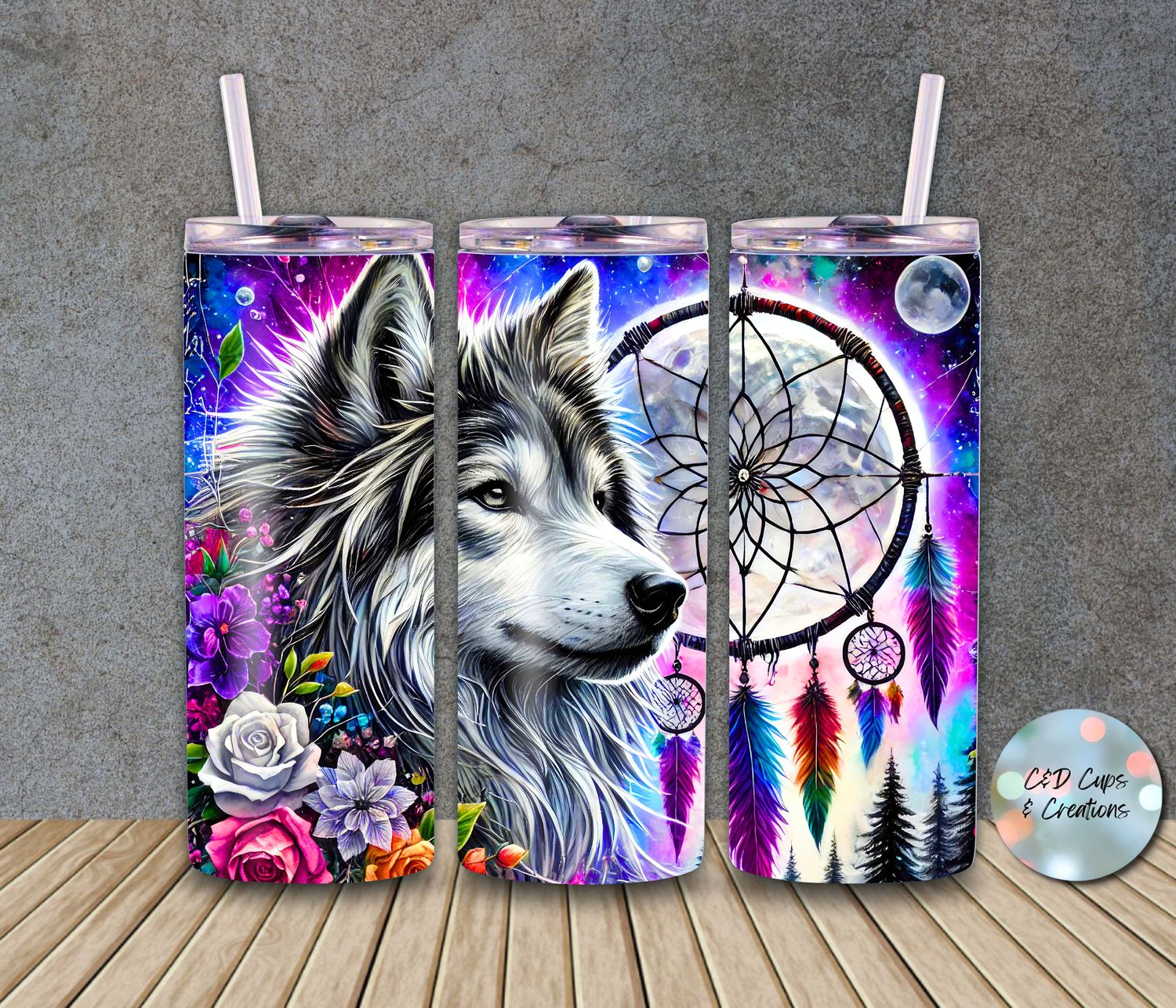 Wolf Dreamcatcher