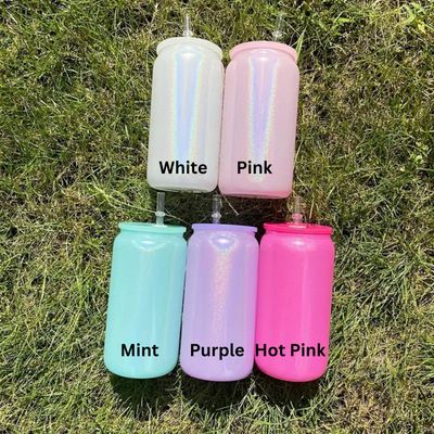 Shimmer 16oz Glass Jar