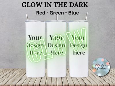 Custom Tumbler - Glow in the Dark