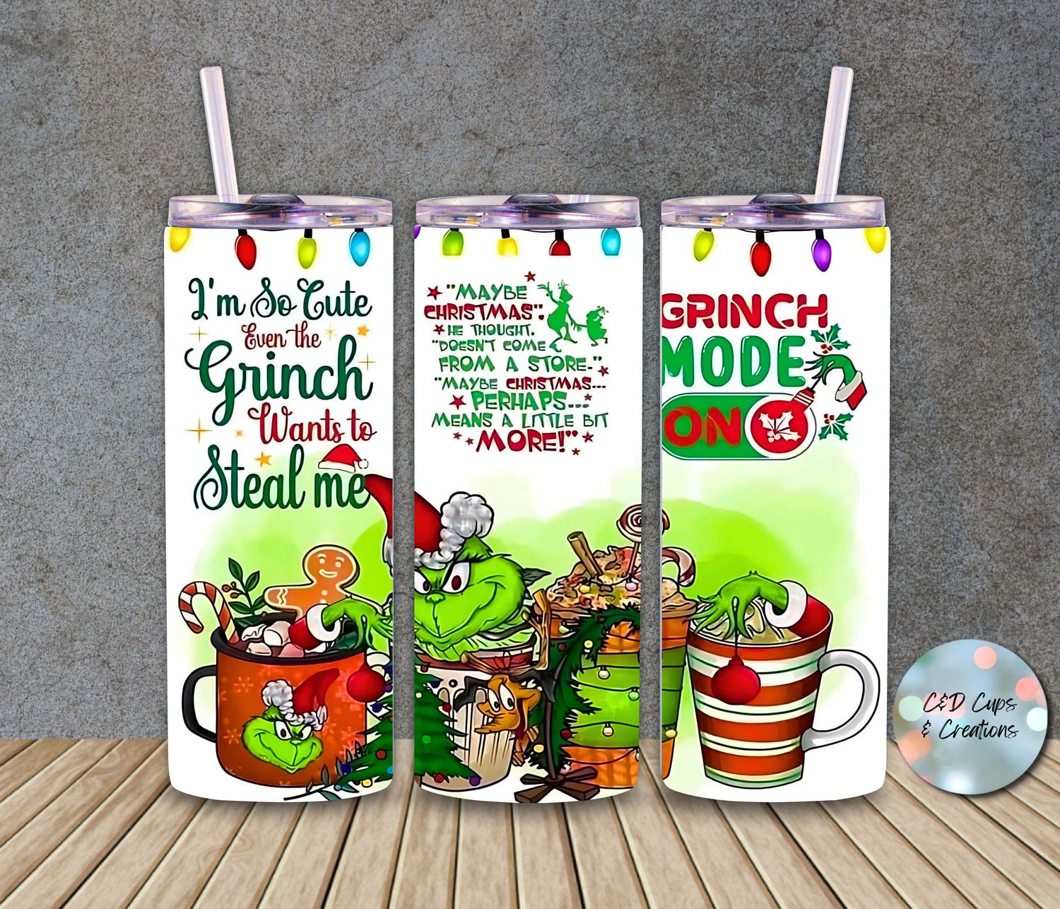 Holiday Grinch Mugs