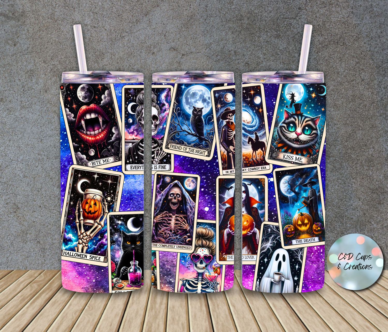 Halloween Tarot Collage