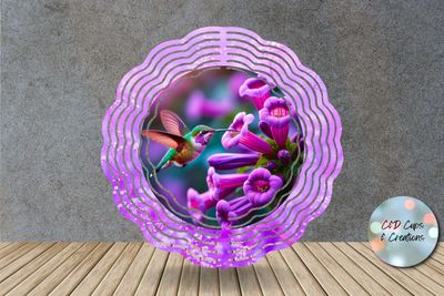 Humming Bird Wind Spinner