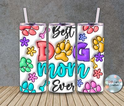 3D Best Dog Mom