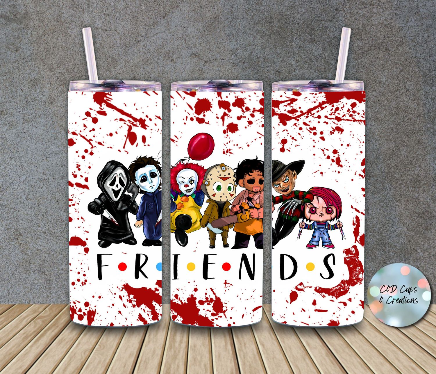 Halloween Horror Friends Blood