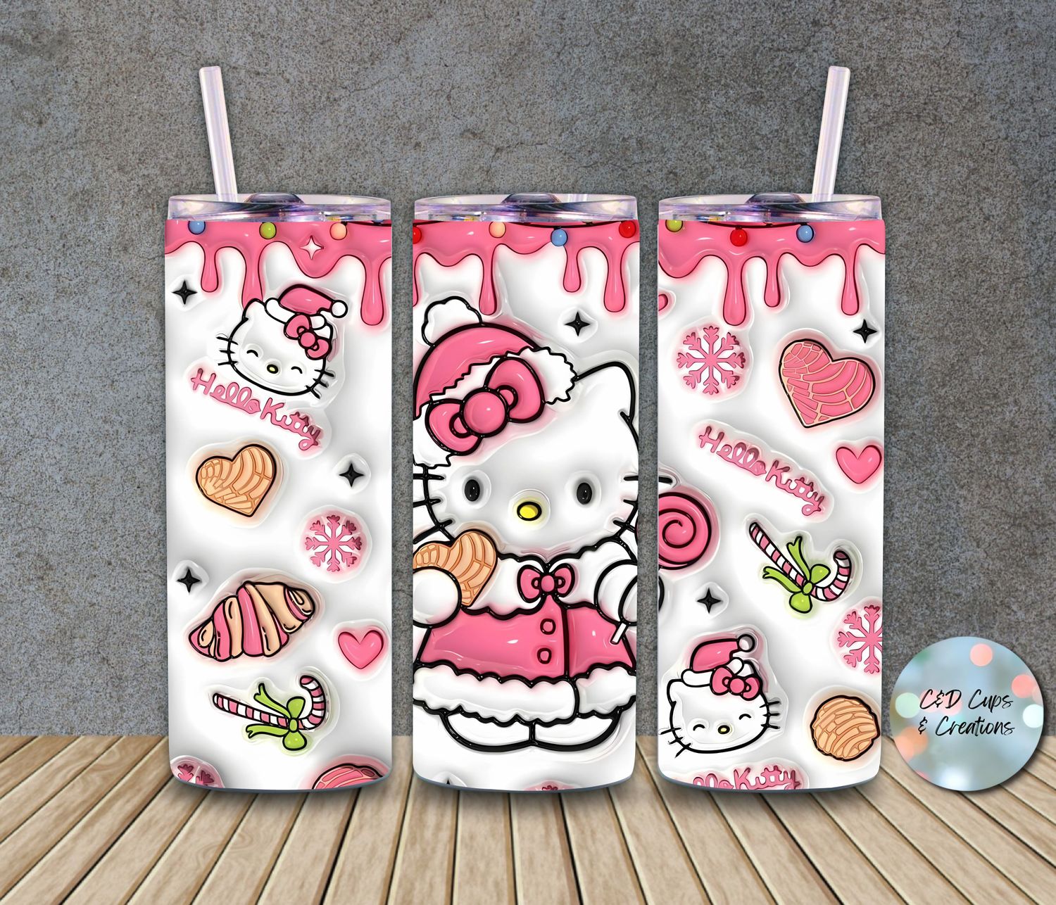 3D Hello Kitty Drip