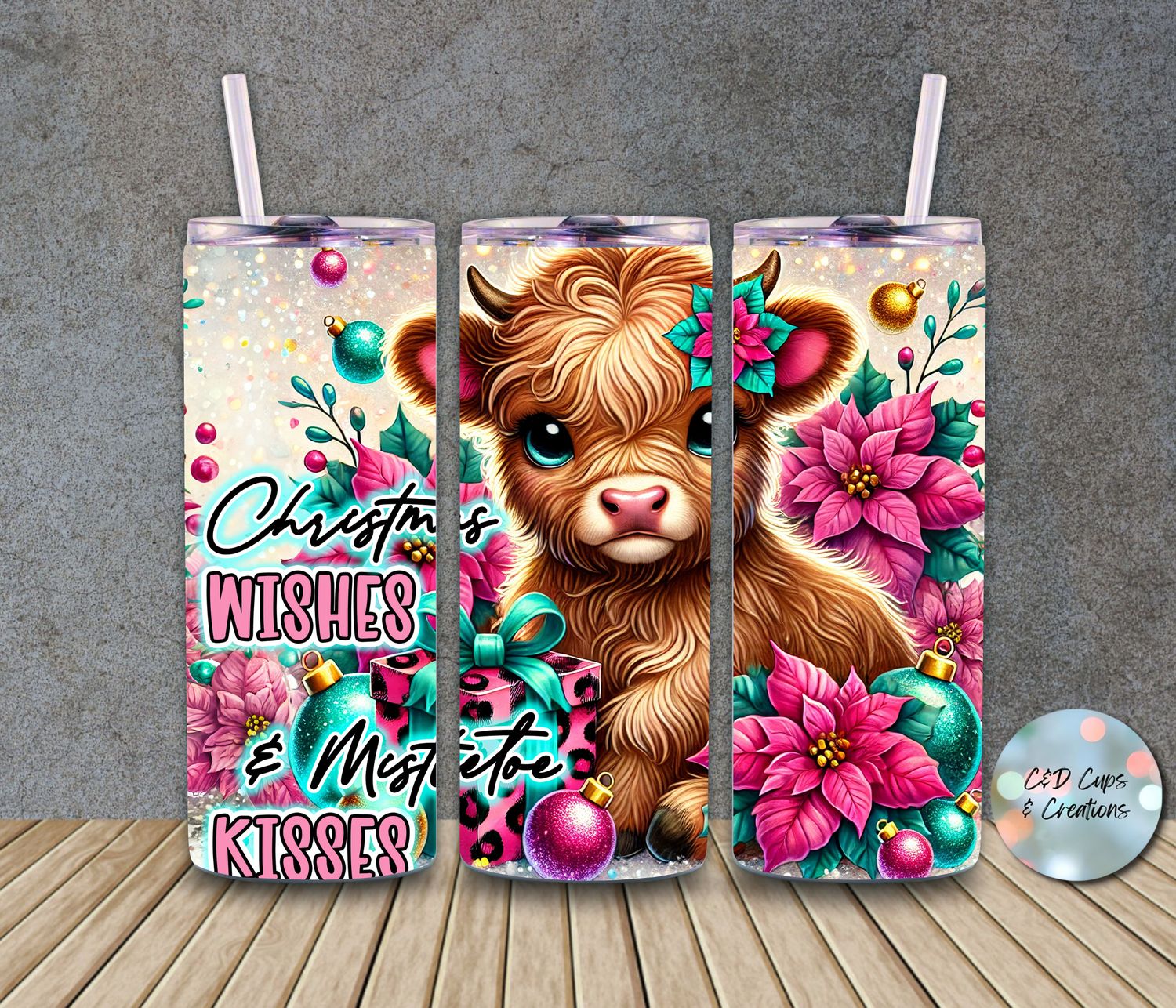 Christmas Wishes Cow
