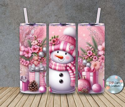 Pink Snowman