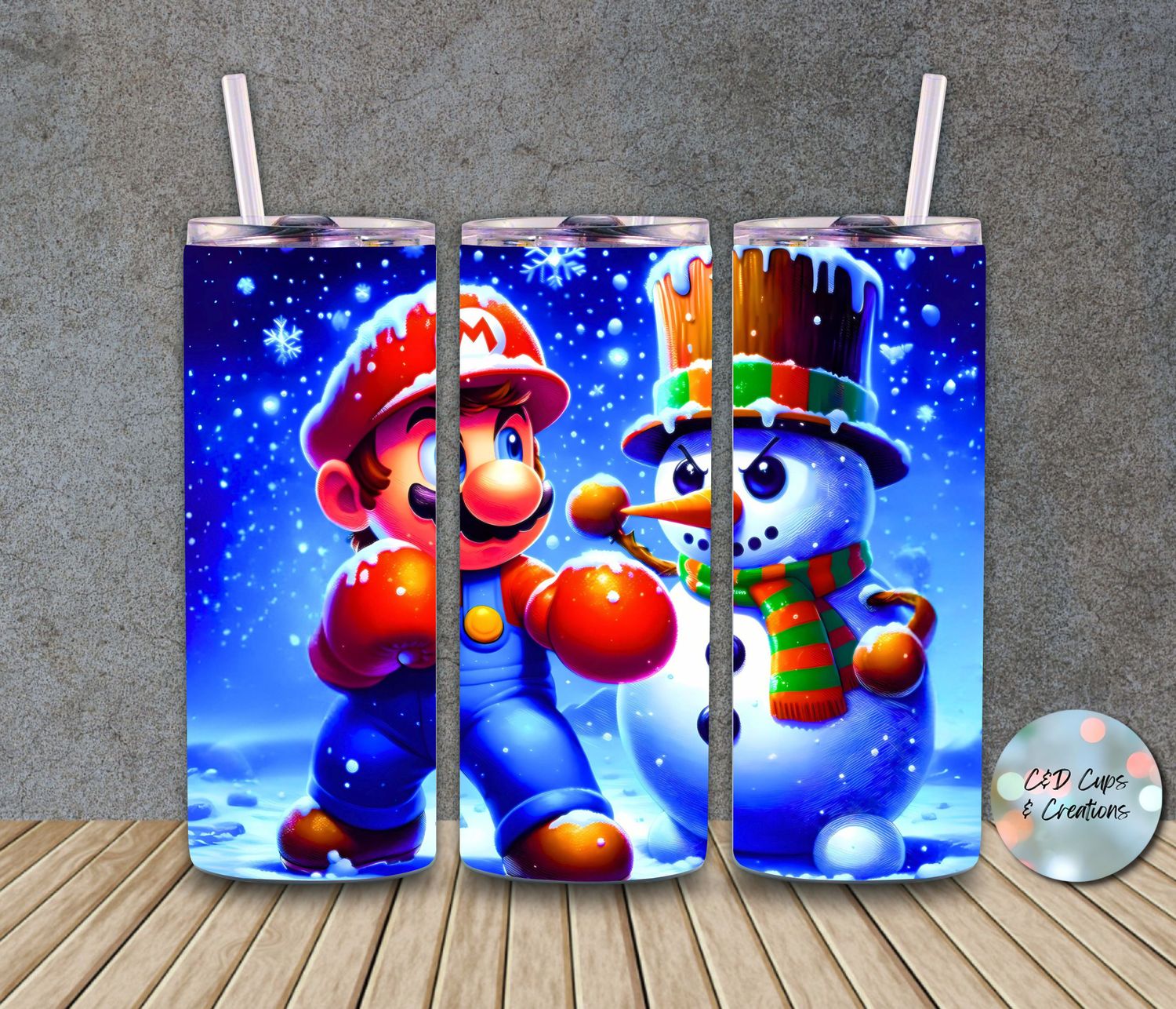 Mario Snowman Boxing