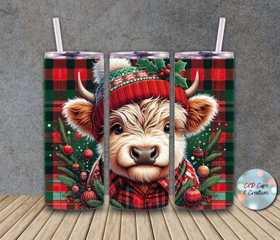 Christmas Cow Red