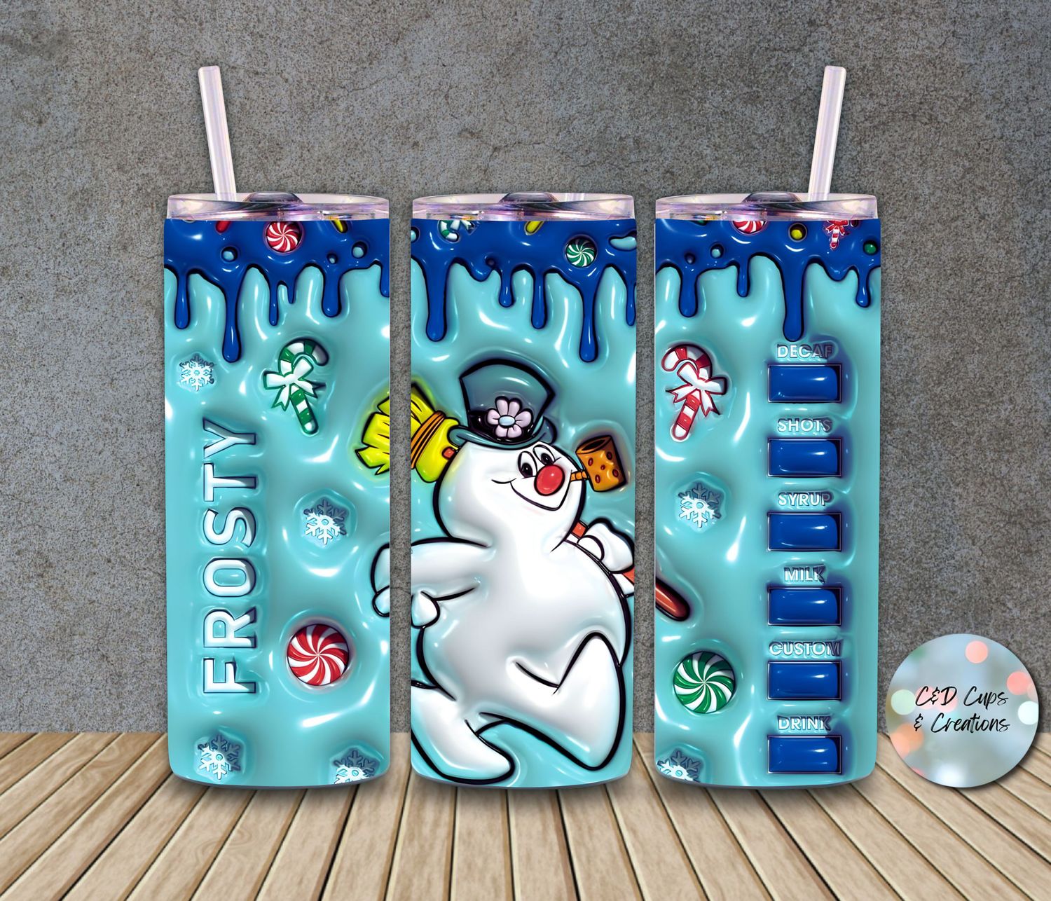 3D Frosty the Snowman