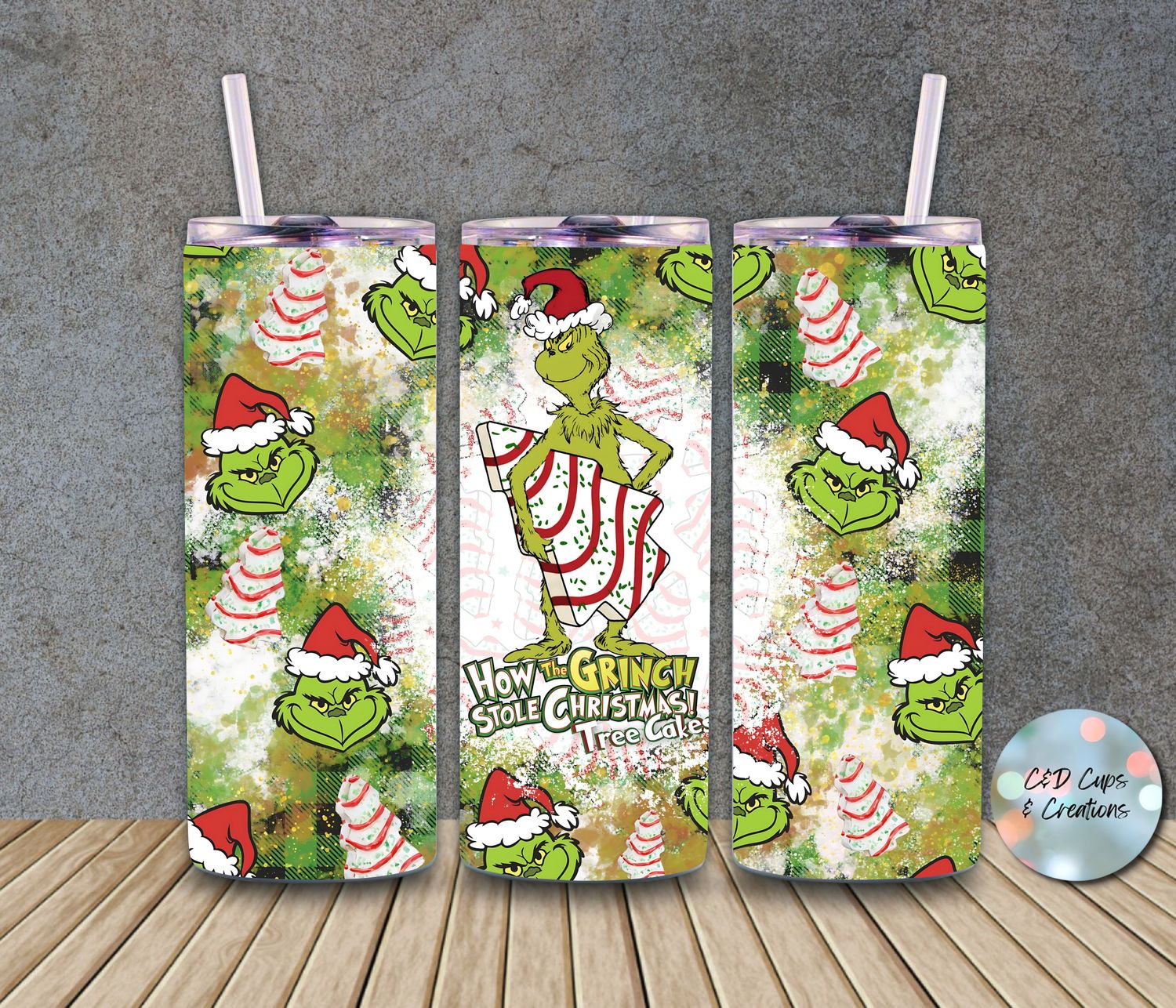How the Grinch Stole Christmas Tree Cake