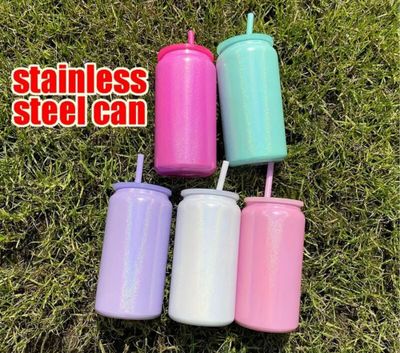 16oz Shimmer Stainless Steel Jars