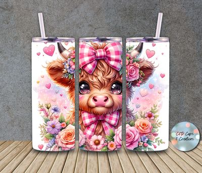 Pink Bow Cow
