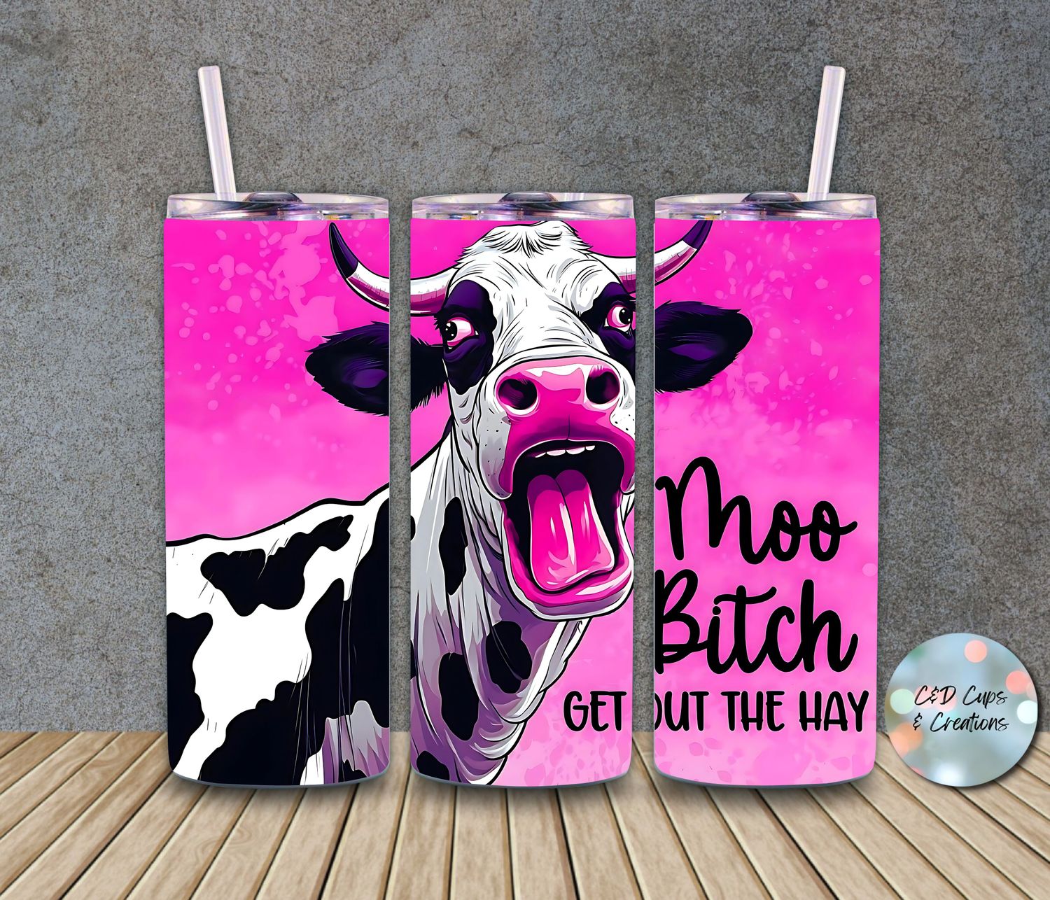 Moo Bitch Pink