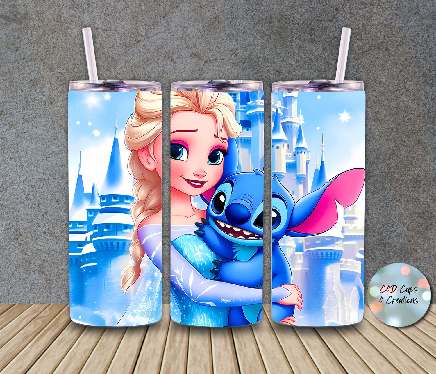 Elsa and Stitch