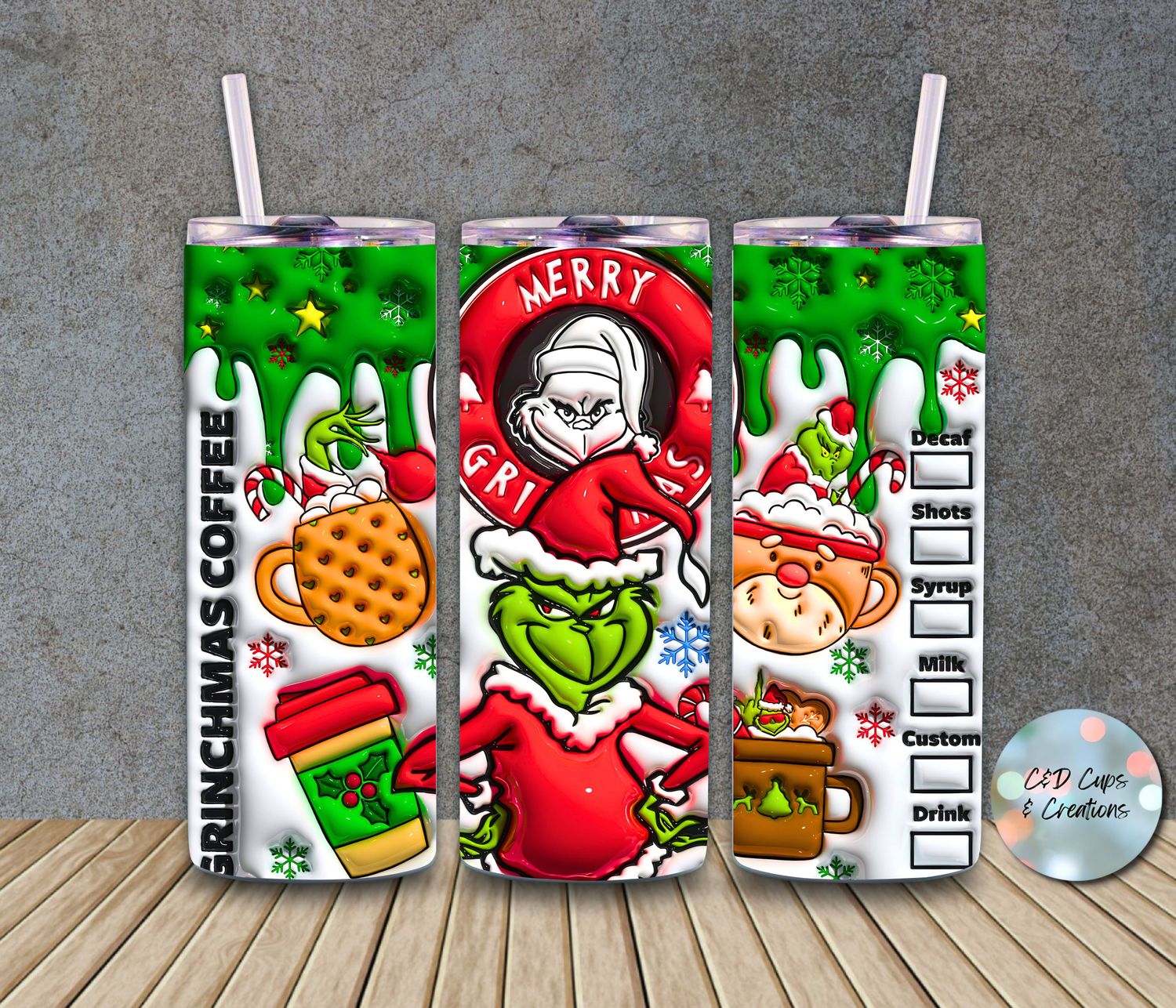 Grinch Red Drinks