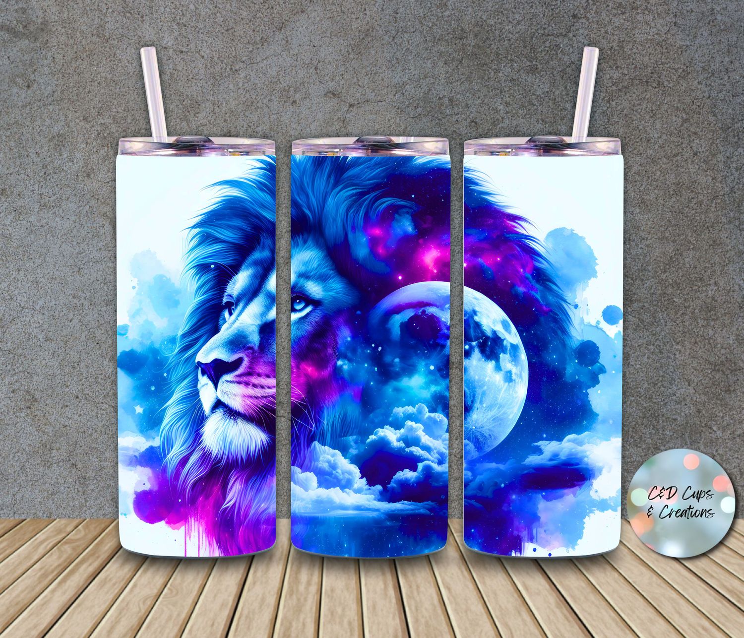 Lion Earth Blue