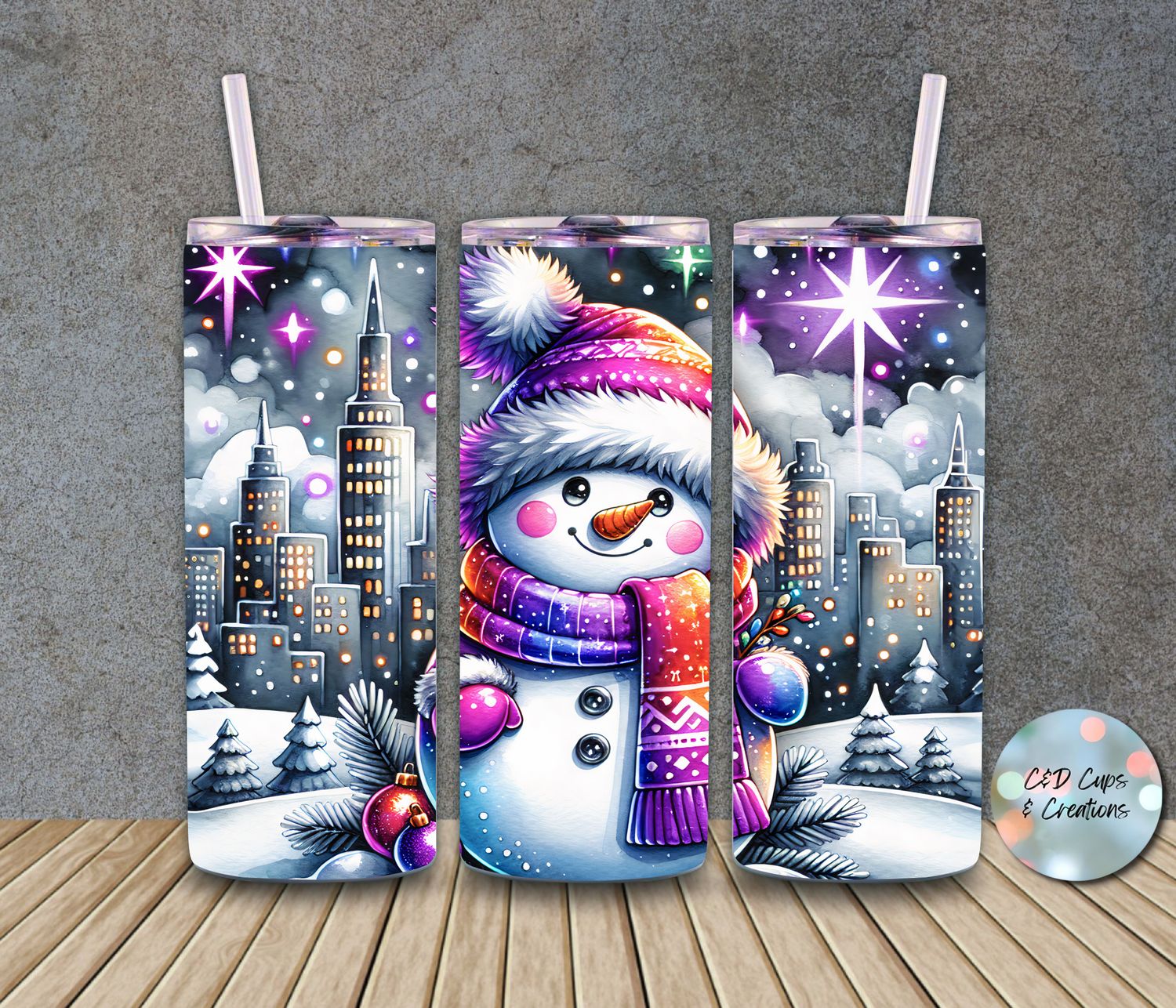 Snowman Skyline