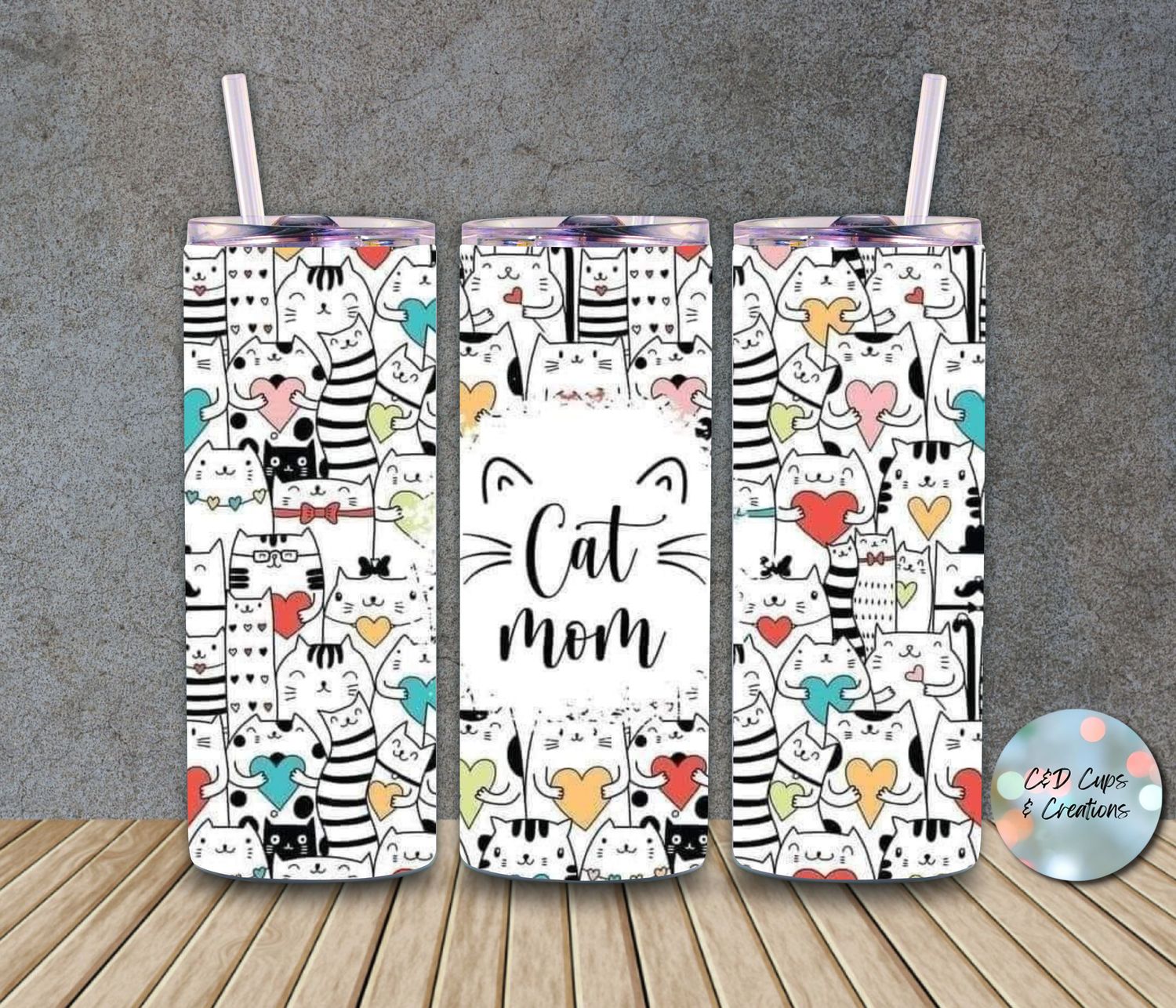 Cat Mom Drawing