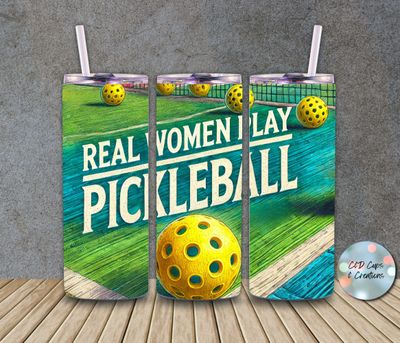 Real Woman Play Pickleball