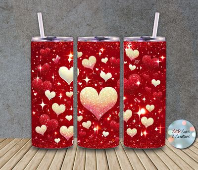 Valentine Heart Dark Red
